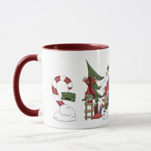 Santa's Workshop Holiday Mug