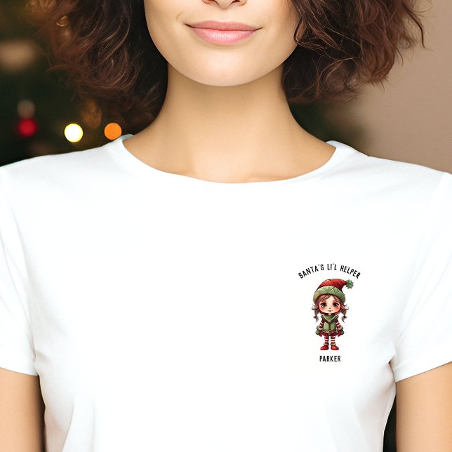 Santa's Workshop Little Helper Elf Personal T-Shirt (Santa's Workshop elf helper t-shit)