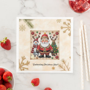 "Santa's Workshop" Napkin