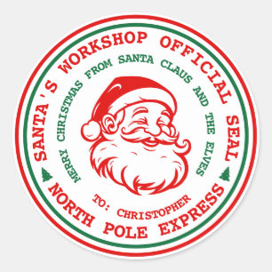 Santa's Workshop Official Seal Christmas Gift