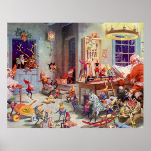 Santas Workshop Poster