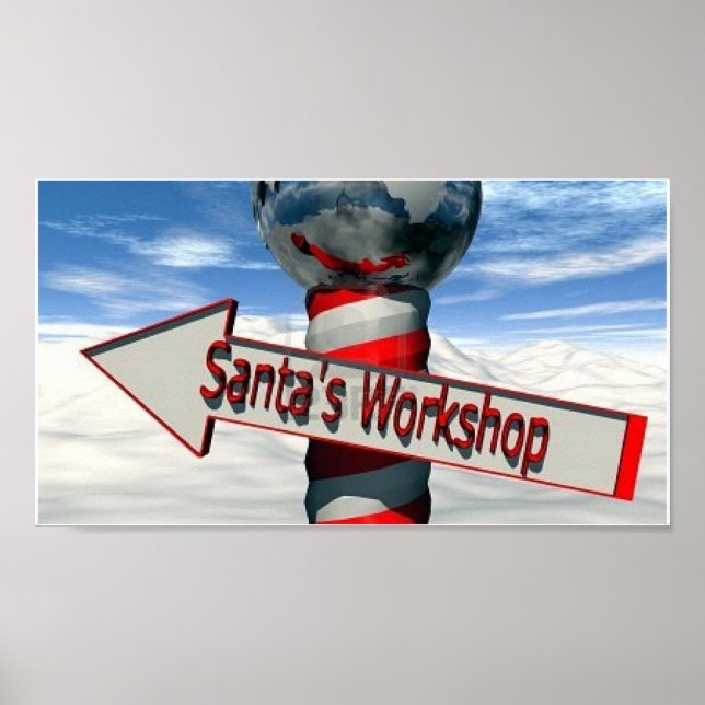 Santa's workshop poster (Front)