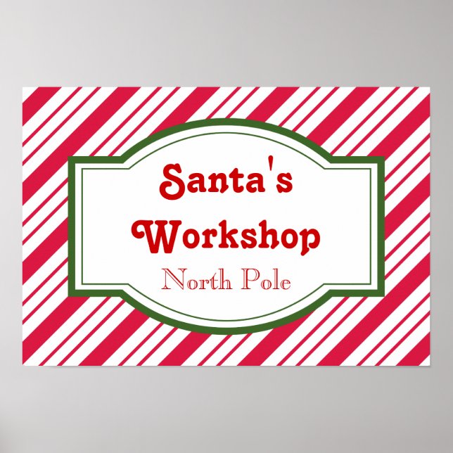 Santa's Workshop Poster (Front)