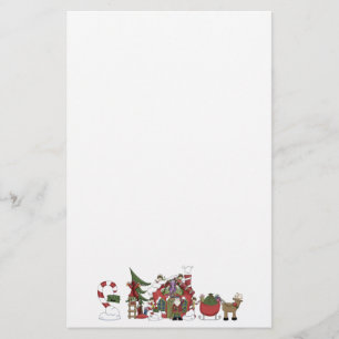 Santa's Workshop Stationery
