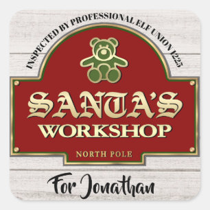 Santa's Workshop Sticker