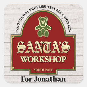 Santa's Workshop Sticker