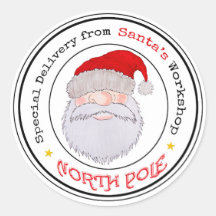 Santa's Workshop Sticker