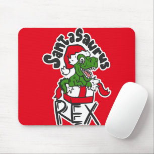 Santasaurus Rex Mouse Mat