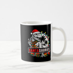 Santasaurus T Rex Dinosaur Funny Santa Saurus Funn Coffee Mug