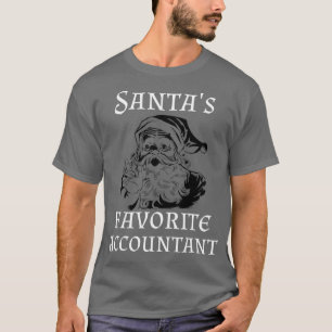 Santax27s Favourite Accountant Funny Christmas Gif T-Shirt
