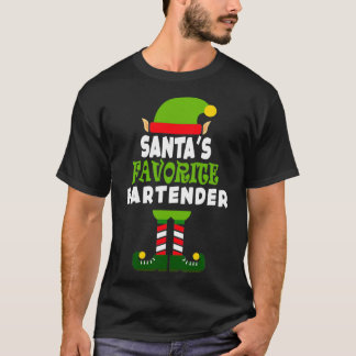 Santax27s Favourite Bartender T-Shirt