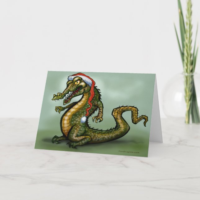SantaZilla Card (Front)
