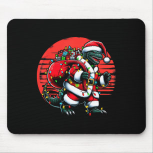 Santazilla Christmas Shirt Japanese Monster Kaiju  Mouse Mat