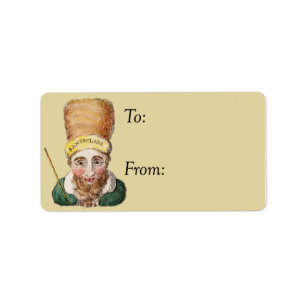 Sante Claus Vintage Gift Tag