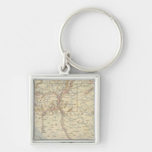 Sante Fe Route, California Key Ring