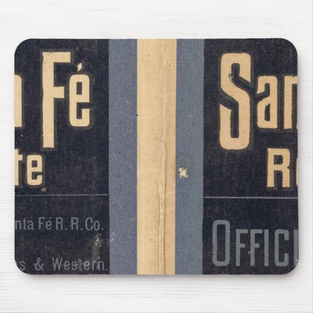 Sante Fe Route, California Mouse Mat (Front)