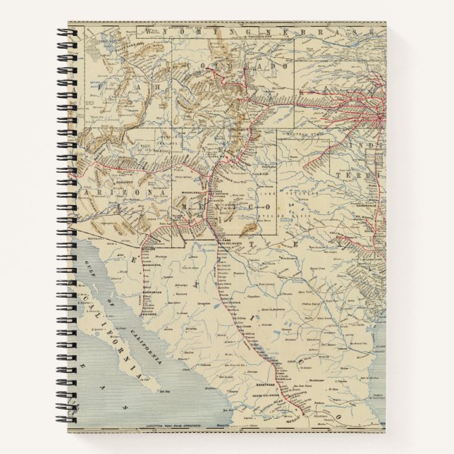 Sante Fe Route, California Notebook (Front)