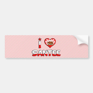 Santee, CA Bumper Sticker
