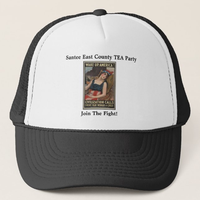 Santee East County TEA Party, Join The... Trucker Hat (Front)