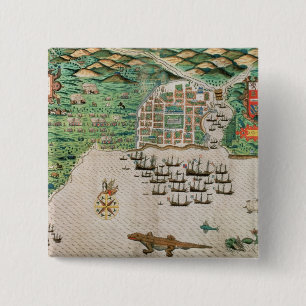 Santiago, Cape Verde, 1589 2 15 Cm Square Badge
