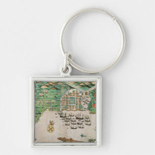 Santiago, Cape Verde, 1589 2 Key Ring