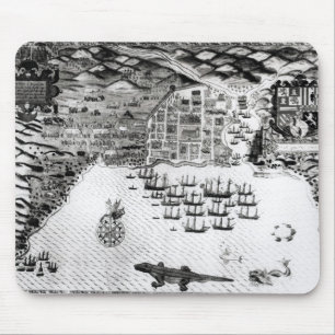 Santiago, Cape Verde, 1589 Mouse Mat
