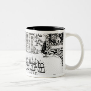 Santiago, Cape Verde, 1589 Two-Tone Coffee Mug