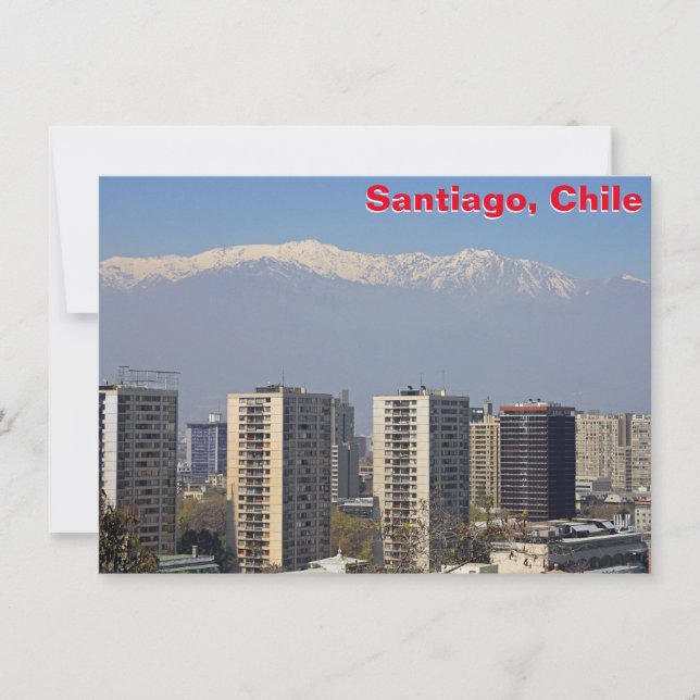 Santiago, Chile card (Front)