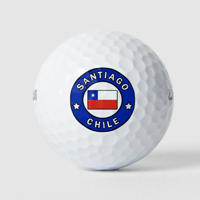 Santiago Chile Golf Balls (Front)
