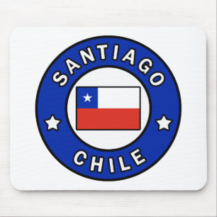 Santiago Chile Mouse Mat
