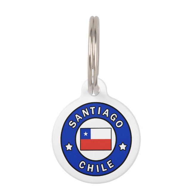 Santiago Chile Pet Tag (Front)