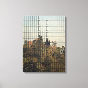 Santiago, Chile reflection Canvas Print