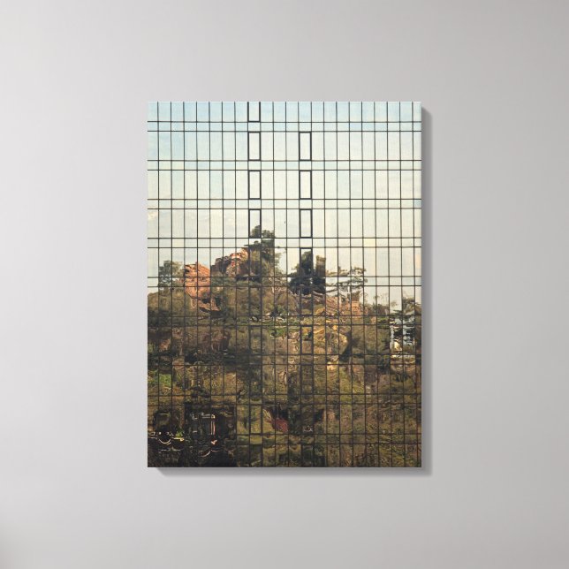 Santiago, Chile reflection Canvas Print (Front)