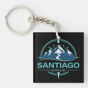 Santiago Chile South America Key Ring