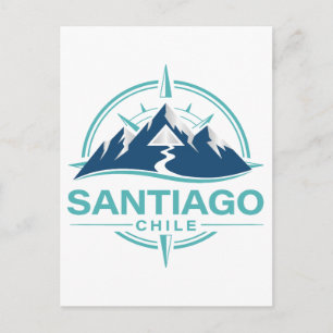 Santiago Chile South America Postcard