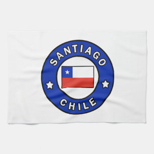 Santiago Chile Tea Towel