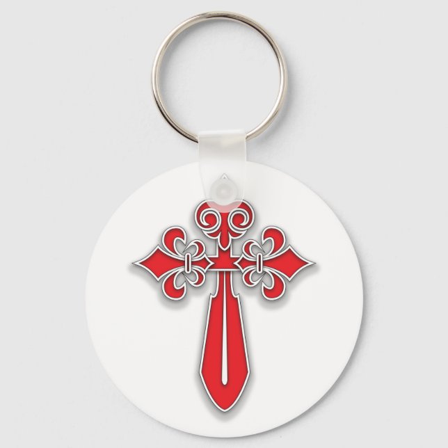 Santiago Cross Key Ring (Front)