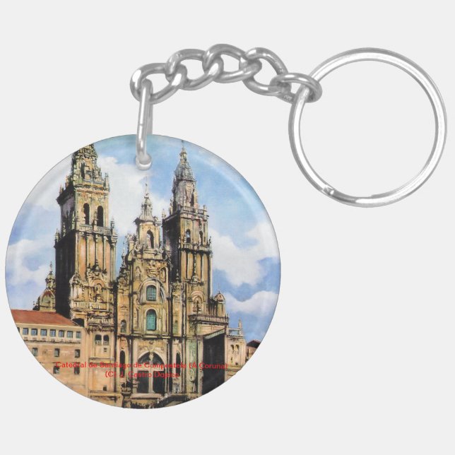 Santiago de Compostela Cathedral (A Coruña) Key Ring (Back Left)
