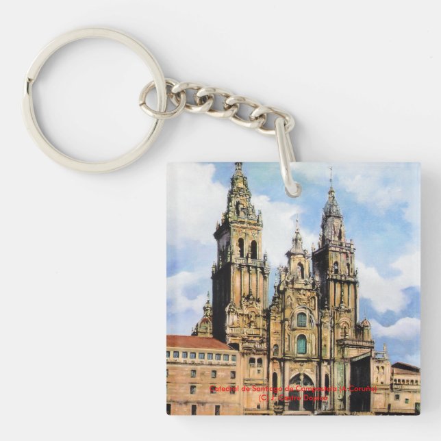 Santiago de Compostela Cathedral (A Coruña) Key Ring (Front)
