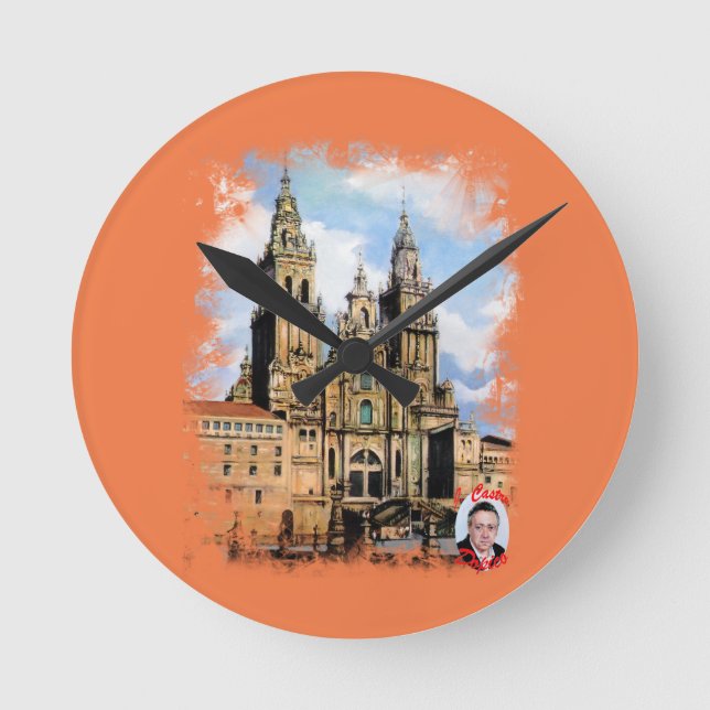 Santiago de Compostela Cathedral (A Coruña) Round Clock (Front)