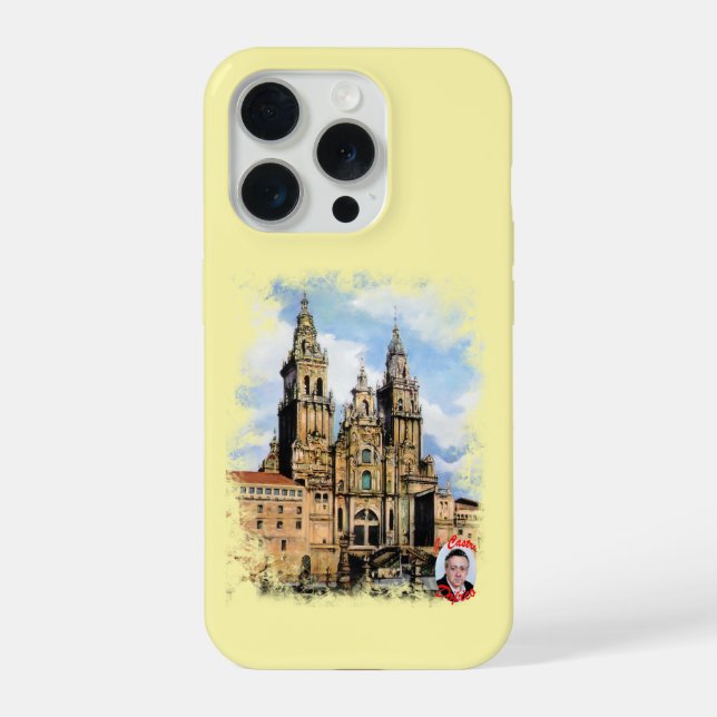 Santiago de Compostela Cathedral iPhone Case (Back)