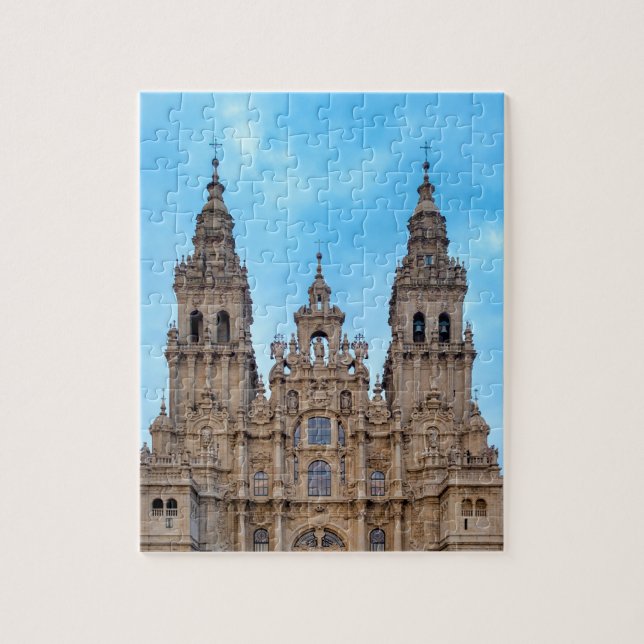 Santiago de Compostela Cathedral Jigsaw Puzzle (Vertical)