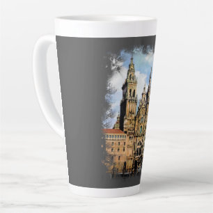 Santiago de Compostela Cathedral Latte Mug