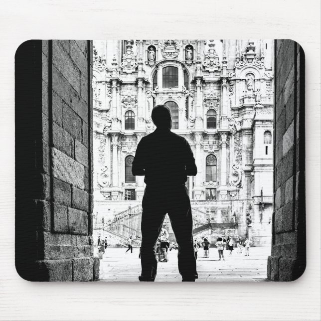 Santiago de Compostela Cathedral Mouse Mat (Front)