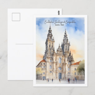 Santiago de Compostela Galicia Famous Travel Place Postcard
