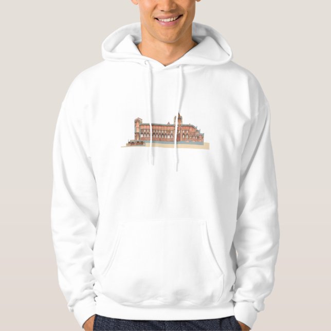 Santiago de Compostela Romanesque Cathedral. 2 Hoodie (Front)