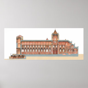 Santiago de Compostela Romanesque Cathedral. 2 Poster