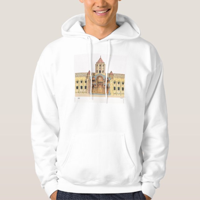 Santiago de Compostela Romanesque Hoodie (Front)