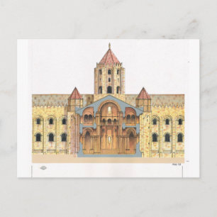 Santiago de Compostela Romanesque Postcard