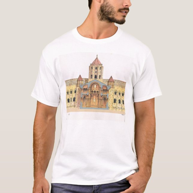 Santiago de Compostela Romanesque T-Shirt (Front)